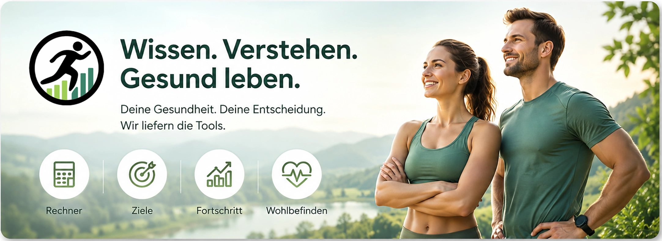 Wissen. Verstehen. Gesund leben – Gesundheitsrechner und Ernährungstools