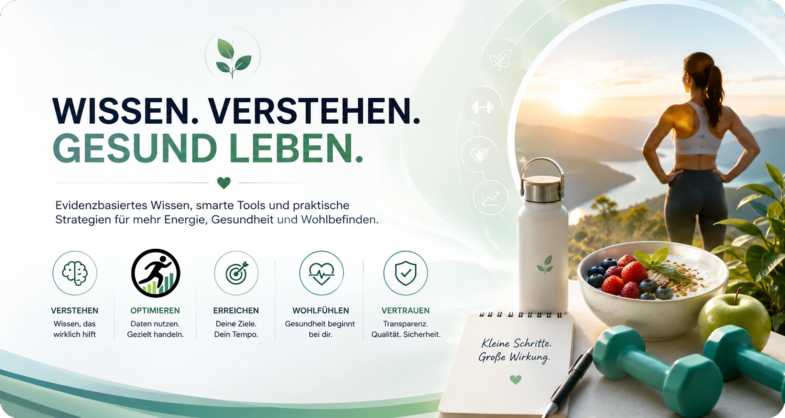 gesundrechner.de - Wissen. Verstehen. Gesund leben. Evidenzbasiertes Gesundheitswissen mit einem ruhigen, aktiven Lifestyle